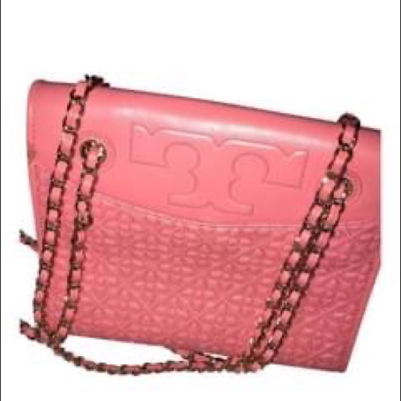Tory Burch Pink Cosmo Bag - Picture 3 of 5